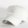 Promo 🔔 Casquette Femme Re-Lock Inlay 9712 Beige de Calvin Klein 😀