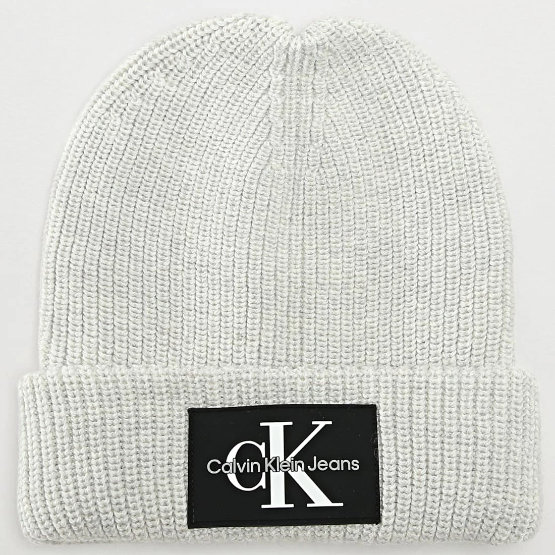 Acheter ❤️ Bonnet Monologo Patch 7383 Gris Chiné de Calvin Klein ❤️ 1 Acheter ❤️ Bonnet Monologo Patch 7383 Gris Chiné de Calvin Klein ❤️