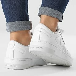 Budget 😀 Baskets Femme Cupsole Bold Mono 0846 Bright White de Calvin Klein 🎉 -France Calvin Klein Soldes 2024 calvin klein 332903 YW0YW00846 YAF 20220830T160400 04