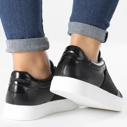 Budget 😉 Baskets Femme Cupsole Slip-On 1325 CK Black de Calvin Klein 😍 -France Calvin Klein Soldes 2024 calvin klein 333174 HW0HW01325 BAX 20220830T150650 04