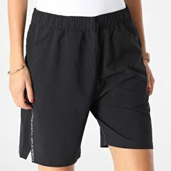 Offres ⌛ Short Jogging A Bandes Femme GMF2S803 Noir de Calvin Klein 🎉 -France Calvin Klein Soldes 2024 calvin klein 333193 GMF2S803 BAE 20220822T155712 03