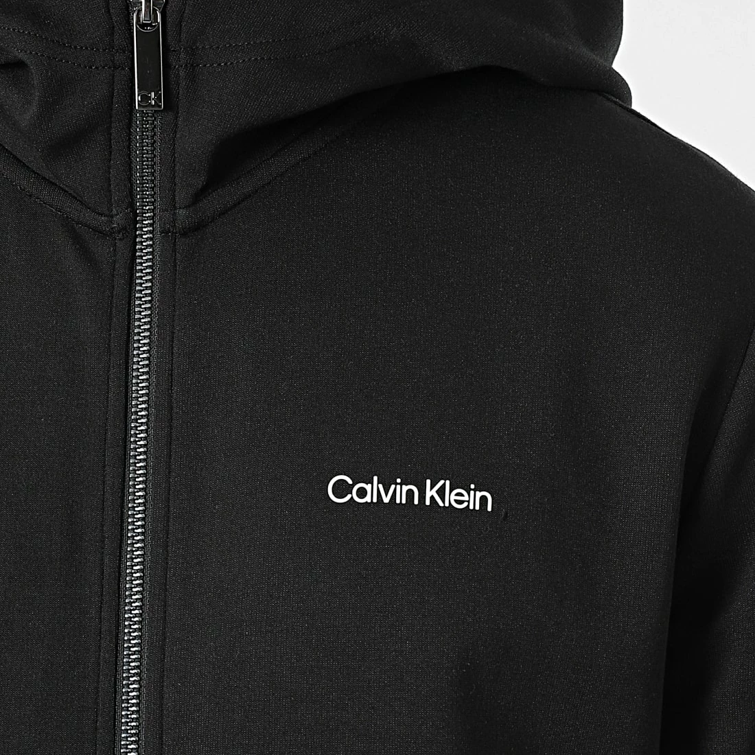 Meilleur prix 😀 Veste Zippée Capuche Micro Logo Repreve 9697 Noir de Calvin Klein ❤️ 2 Meilleur prix 😀 Veste Zippée Capuche Micro Logo Repreve 9697 Noir de Calvin Klein ❤️ – Image 2
