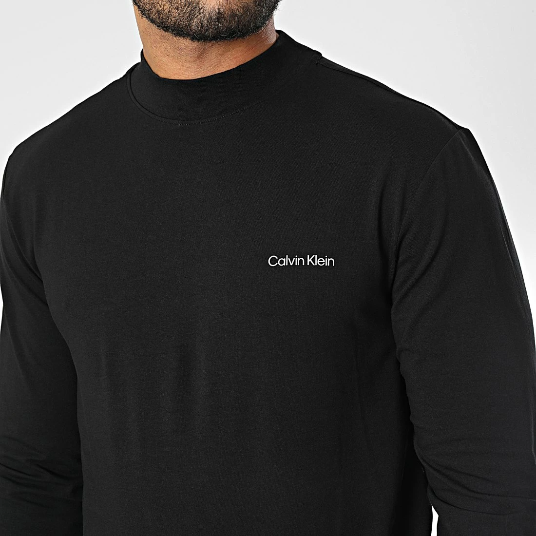 Vente flash ❤️ Tee 👕 Shirt Manches Longues Micro Logo 0179 Noir de Calvin Klein ✨ 2 Vente flash ❤️ Tee 👕 Shirt Manches Longues Micro Logo 0179 Noir de Calvin Klein ✨ – Image 2