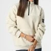 Tout neuf ✨ Sweat Col Zippé Femme Fourrure 2196 Beige de Calvin Klein 🤩