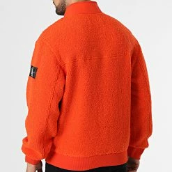 Tout neuf 👏 Sweat Col Zippé Fourrure 2196 Orange de Calvin Klein 😉 -France Calvin Klein Soldes 2024 calvin klein 333326 J30J322196 S04 20220826T142716 04