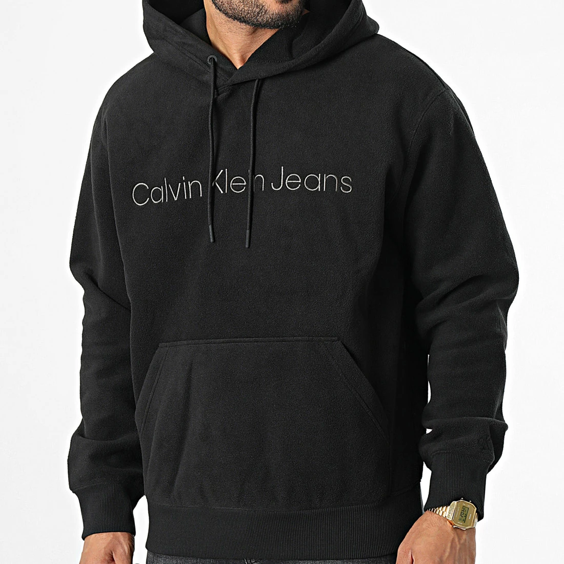 Bon marché 🔔 Sweat Capuche 2193 Noir de Calvin Klein ❤️ 1 Bon marché 🔔 Sweat Capuche 2193 Noir de Calvin Klein ❤️