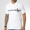 Acheter 💯 Polo Manches Courtes 1699 Blanc de Calvin Klein 😉