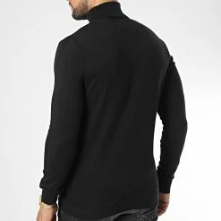 De gros 😀 Pull Col Roulé 1696 Noir de Calvin Klein ✨ -France Calvin Klein Soldes 2024 calvin klein 333441 J30J321696 BEH 20220818T152200 04