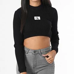 Budget 🔥 Pull Crop Femme 9648 Noir de Calvin Klein 🎁 6 Budget 🔥 Pull Crop Femme 9648 Noir de Calvin Klein 🎁 -France Calvin Klein Soldes 2024 calvin klein 333496 J20J219648 BEH 20220905T155135 03