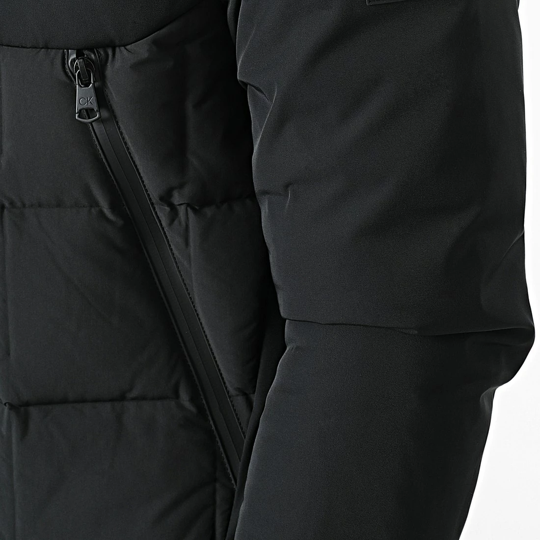 Tout neuf ❤️ Doudoune Capuche Stitchless Mix Media 0325 Noir de Calvin Klein 🎁 2 Tout neuf ❤️ Doudoune Capuche Stitchless Mix Media 0325 Noir de Calvin Klein 🎁 – Image 2