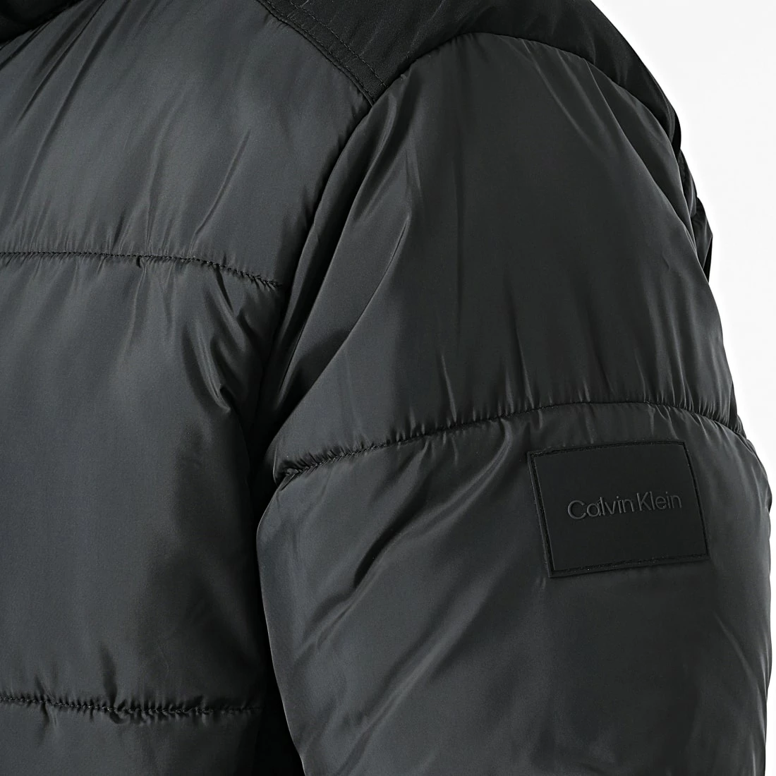 Coupon 😍 Doudoune Capuche Mix Media 0329 Noir de Calvin Klein 🌟 2 Coupon 😍 Doudoune Capuche Mix Media 0329 Noir de Calvin Klein 🌟 – Image 2