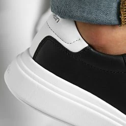 Remise 🥰 Baskets Low Top Lace Up 0292 Black White de Calvin Klein 👏 -France Calvin Klein Soldes 2024 calvin klein 334628 HM0HM00292 0GM 20220830T153121 03