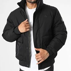 Budget 🌟 Blouson Non Down Technical 2181 Noir de Calvin Klein ✔️