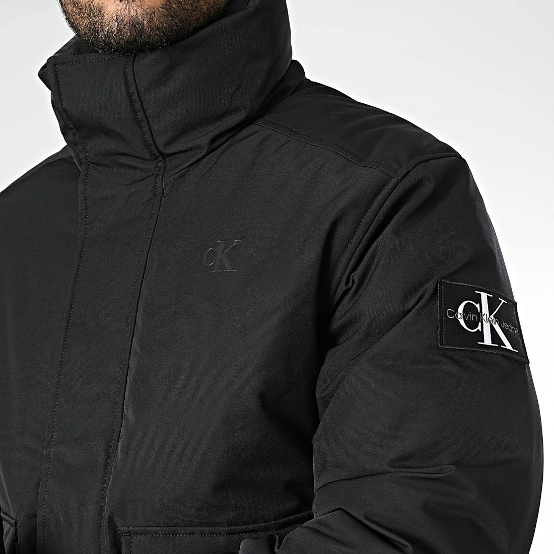 Budget 🌟 Blouson Non Down Technical 2181 Noir de Calvin Klein ✔️ 2 Budget 🌟 Blouson Non Down Technical 2181 Noir de Calvin Klein ✔️ – Image 2