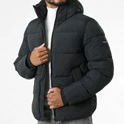 De gros 🧨 Doudoune Capuche Nylon Puffer 0336 Noir de Calvin Klein ✔️ -France Calvin Klein Soldes 2024 calvin klein 334840 K10K110336 BEH 20220930T155907 03