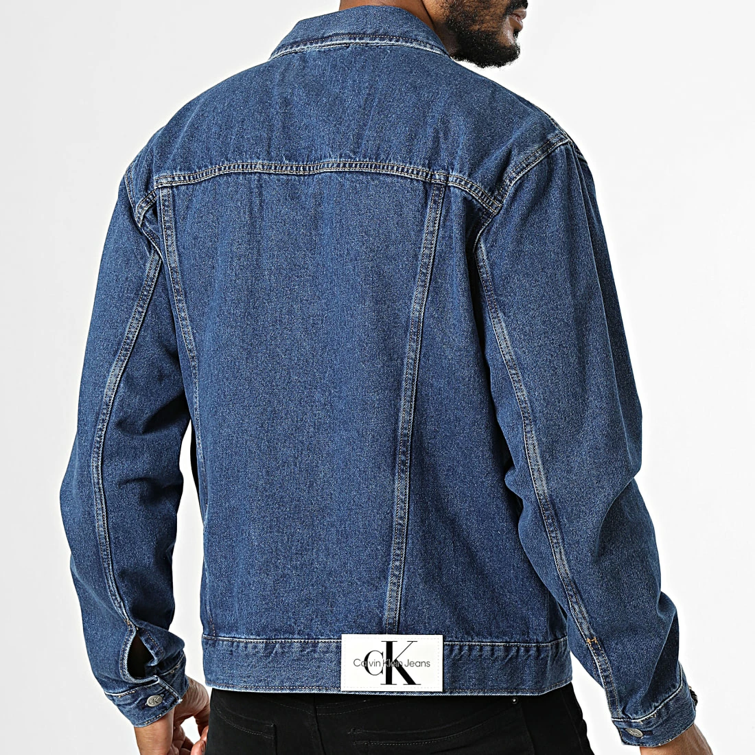Coupon ✔️ Veste Jean 1267 Bleu Denim de Calvin Klein 🧨 4 Coupon ✔️ Veste Jean 1267 Bleu Denim de Calvin Klein 🧨 – Image 4