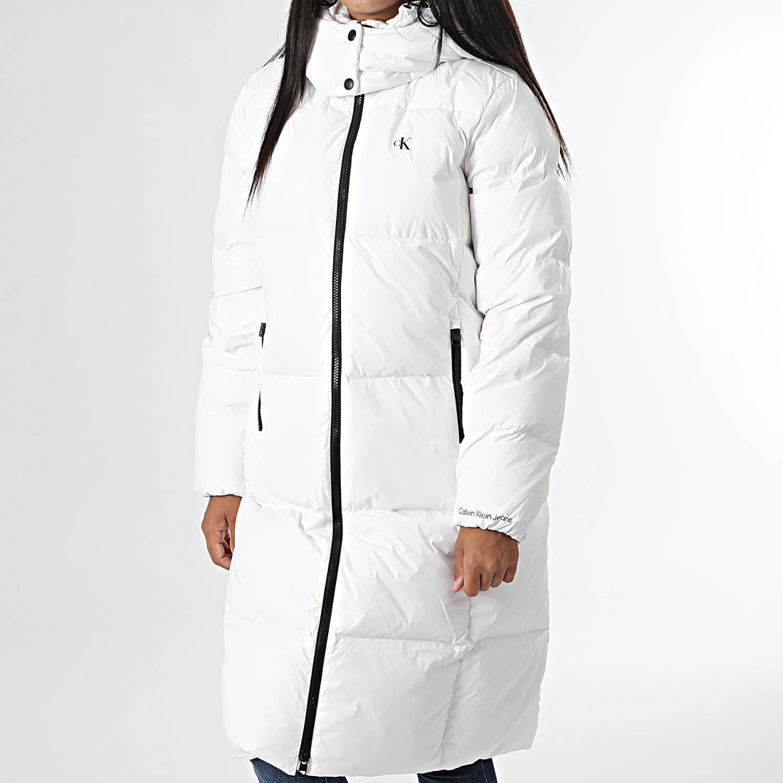 Coupon 👏 Doudoune Longue Capuche Femme 9820 Blanc de Calvin Klein 🥰 3 Coupon 👏 Doudoune Longue Capuche Femme 9820 Blanc de Calvin Klein 🥰 – Image 3