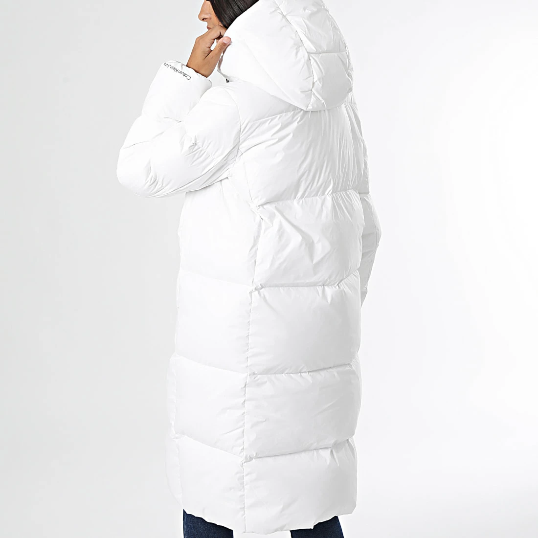 Coupon 👏 Doudoune Longue Capuche Femme 9820 Blanc de Calvin Klein 🥰 4 Coupon 👏 Doudoune Longue Capuche Femme 9820 Blanc de Calvin Klein 🥰 – Image 4