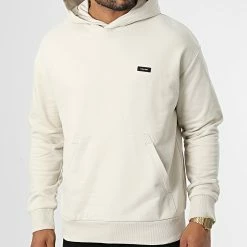 Acheter 😍 Sweat Capuche Cotton Comfort 0606 Beige de Calvin Klein ⌛