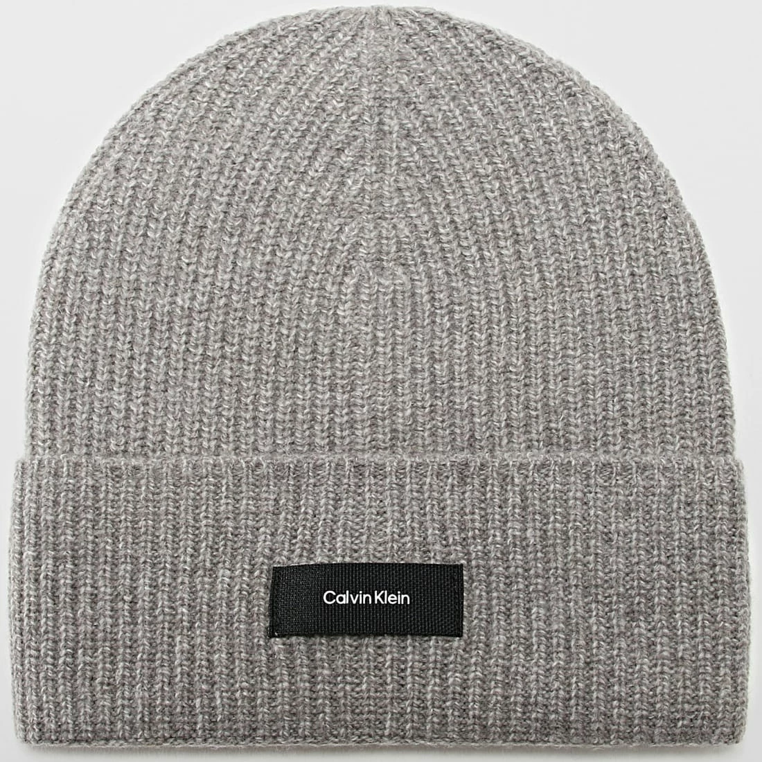 Budget 😍 Bonnet Daddy Wool Rib 7495 Gris Chiné de Calvin Klein 🥰 1 Budget 😍 Bonnet Daddy Wool Rib 7495 Gris Chiné de Calvin Klein 🥰