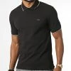 Coupon 🥰 Polo A Manches Courtes Stretch Pique Tipping 0596 Noir de Calvin Klein ❤️