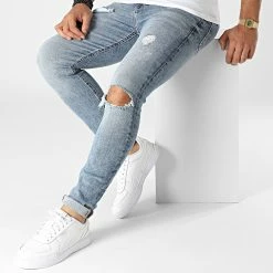 Acheter 🎉 Jean Skinny 1450 Bleu Denim de Calvin Klein 🔔 -France Calvin Klein Soldes 2024 calvin klein 335312 J30J321450 1AA 20220906T141649 03
