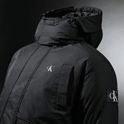 Meilleure affaire 😍 Parka Capuche 1969 Noir de Calvin Klein ⭐ -France Calvin Klein Soldes 2024 calvin klein 335327 J30J321969 BEH 20221020T080557 05