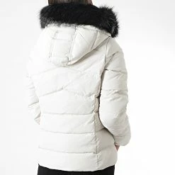 Vente flash ❤️ Doudoune Capuche Fourrure Femme 9824 Beige de Calvin Klein ⌛ -France Calvin Klein Soldes 2024 calvin klein 335899 J20J219824 ACF 20220920T161052 04
