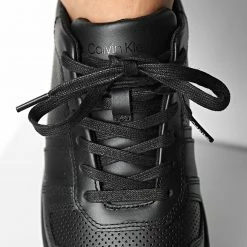 Acheter ⌛ Baskets Low Top Lace up Leather 0471 Triple Black de Calvin Klein 👏 -France Calvin Klein Soldes 2024 calvin klein 336023 HM0HM00471 00U 20220909T154716 03