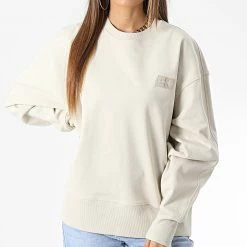 Top 10 🎁 Sweat Crewneck Femme 9755 Beige de Calvin Klein ❤️ 6 Top 10 🎁 Sweat Crewneck Femme 9755 Beige de Calvin Klein ❤️ -France Calvin Klein Soldes 2024 calvin klein 336604 J20J219755 ACF 20221010T123659 03