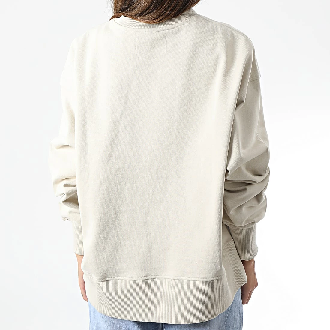 Top 10 🎁 Sweat Crewneck Femme 9755 Beige de Calvin Klein ❤️ 4 Top 10 🎁 Sweat Crewneck Femme 9755 Beige de Calvin Klein ❤️ – Image 4