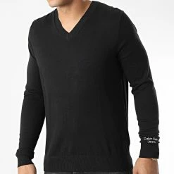 De gros 🧨 Pull 2058 Noir de Calvin Klein 😍 -France Calvin Klein Soldes 2024 calvin klein 336637 J30J322058 BEH 20221027T155708 03