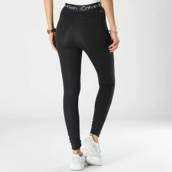 Top 10 👏 Legging Femme GWF2L605 Noir de Calvin Klein 👏 -France Calvin Klein Soldes 2024 calvin klein 337179 GWF2L605 BAE 20221011T145323 04