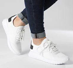 Vente flash 🧨 Baskets Femme Sporty Runner EVA Slipon 0687 White de Calvin Klein 😍 -France Calvin Klein Soldes 2024 calvin klein 337275 YW0YW00687 YAF 20221028T115439 03