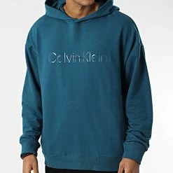 Meilleure affaire ✨ Sweat Capuche NM2353E Bleu Foncé de Calvin Klein 😍 -France Calvin Klein Soldes 2024 calvin klein 337809 NM2353E CGQ 20221026T135219 03