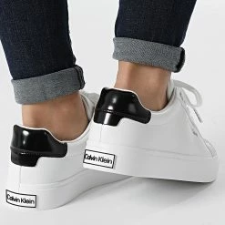 De gros 👍 Baskets Femme Vulc Lace Up 0839 White de Calvin Klein 🎁 -France Calvin Klein Soldes 2024 calvin klein 337844 HW0HW00839 0K6 20220921T152818 04