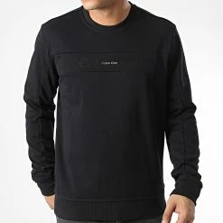 Meilleure vente 🔥 Sweat Crewneck GMF2A319 Noir de Calvin Klein 👏 -France Calvin Klein Soldes 2024 calvin klein 337887 GMF2W319 BAE 20221027T155510 03