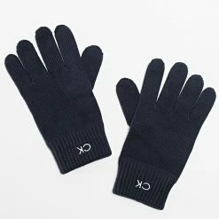 Bon marché 🔔 Gants Classic Cotton 9541 Bleu Marine de Calvin Klein ⭐