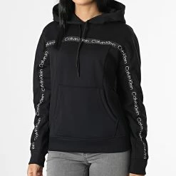 Meilleur prix 🥰 Sweat Capuche Femme GWF2W304 Noir de Calvin Klein 💯 -France Calvin Klein Soldes 2024 calvin klein 338498 GWF2W304 BAE 20221108T134929 03