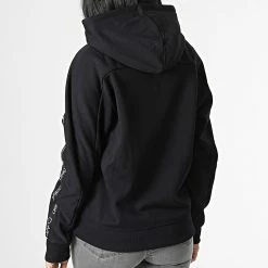 Meilleur prix 🥰 Sweat Capuche Femme GWF2W304 Noir de Calvin Klein 💯 -France Calvin Klein Soldes 2024 calvin klein 338498 GWF2W304 BAE 20221108T134930 04
