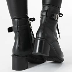 Bon marché ❤️ Bottines Femme Rubber Sole Comb 1256 Black de Calvin Klein 👏 -France Calvin Klein Soldes 2024 calvin klein 338534 HW0HW01256 BAX 20220921T152928 04