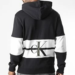 Coupon 🌟 Sweat Capuche 1882 Noir de Calvin Klein 🔥 -France Calvin Klein Soldes 2024 calvin klein 339208 J30J321882 BEH 20221020T152350 04