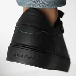 Promo 😍 Baskets Low Top Lace Up Zip Mono 0813 Black de Calvin Klein 🎁 -France Calvin Klein Soldes 2024 calvin klein 339359 HM0HM00813 0GK 20220920T154900 04