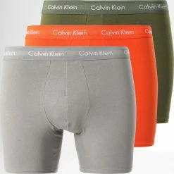 Les meilleures critiques de 🔔 Lot De 3 Boxers NB1770A Gris Orange Vert Kaki de Calvin Klein 🛒