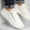 Promo 🎁 Baskets Low Top Lace Up Zip 0746 Triple White de Calvin Klein ❤️