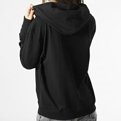 Top 10 👏 Sweat Capuche Zippé Femme QS6869E Noir de Calvin Klein 🎉 -France Calvin Klein Soldes 2024 calvin klein 341319 QS6869E UB1 20221114T160002 04