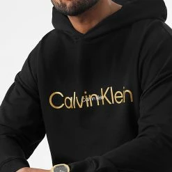 Meilleur prix ⭐ Sweat Capuche NM2374E Noir de Calvin Klein ✨