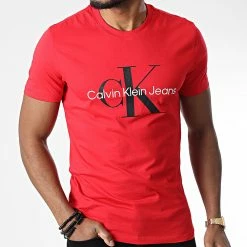 Meilleur prix 🎁 Tee 👕 Shirt Femme 0806 Rouge de Calvin Klein 💯 6 Meilleur prix 🎁 Tee 👕 Shirt Femme 0806 Rouge de Calvin Klein 💯 -France Calvin Klein Soldes 2024 calvin klein 341618 J30J320806 XL6 20221024T151021 03