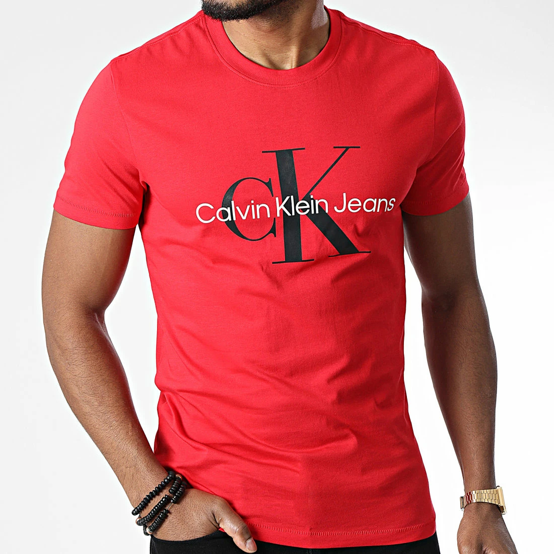 Meilleur prix 🎁 Tee 👕 Shirt Femme 0806 Rouge de Calvin Klein 💯 3 Meilleur prix 🎁 Tee 👕 Shirt Femme 0806 Rouge de Calvin Klein 💯 – Image 3