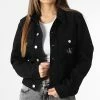 Sortie 🥰 Veste Jean Femme 9353 Noir de Calvin Klein 😍